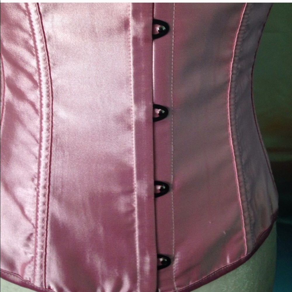 Vintage Pink Corset - Picture 2 of 5